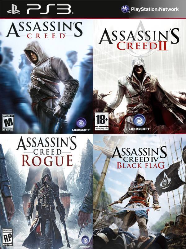 4 Juegos En 1 Assassins Creed Mas Assassins Creed 2 Mas Assassins Creed