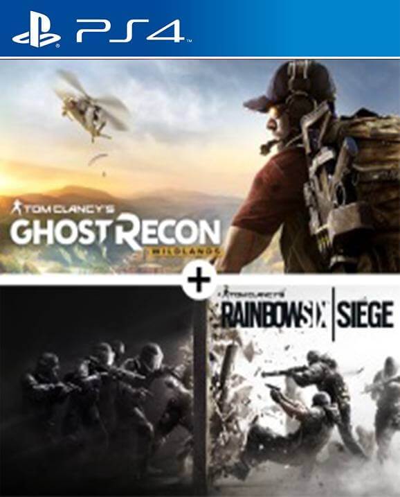 2 Juegos En 1 Tom Clancy S Ghost Recon Wildlands Rainbow Six Siege Ps4 Juegos Digitales Argentina Venta De Juegos Digitales Ps3 Ps4 Ofertas