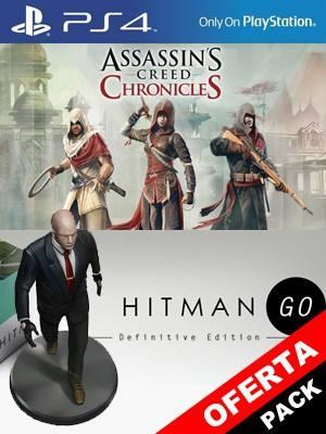 Assassins Creed Chronicles Trilogy Mas Hitman GO Edición definitiva PS4