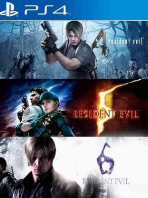 3 Juegos en 1 Resident Evil Triple Pack 4,5,6 PS4