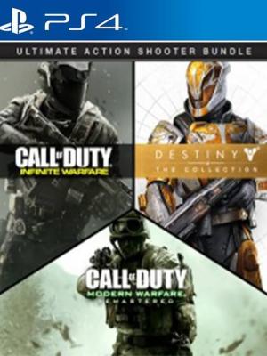 3 JUEGOS EN 1 Call of Duty Infinite Warfare mas Call of Duty Modern Warfare Remastered mas Destiny The Collection FULL ESPAÑOL PS4