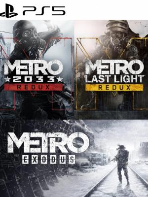 3 JUEGOS EN 1 METRO 2033 REDUX más METRO EXODUS más METRO LAST LIGHT REDUX PS5